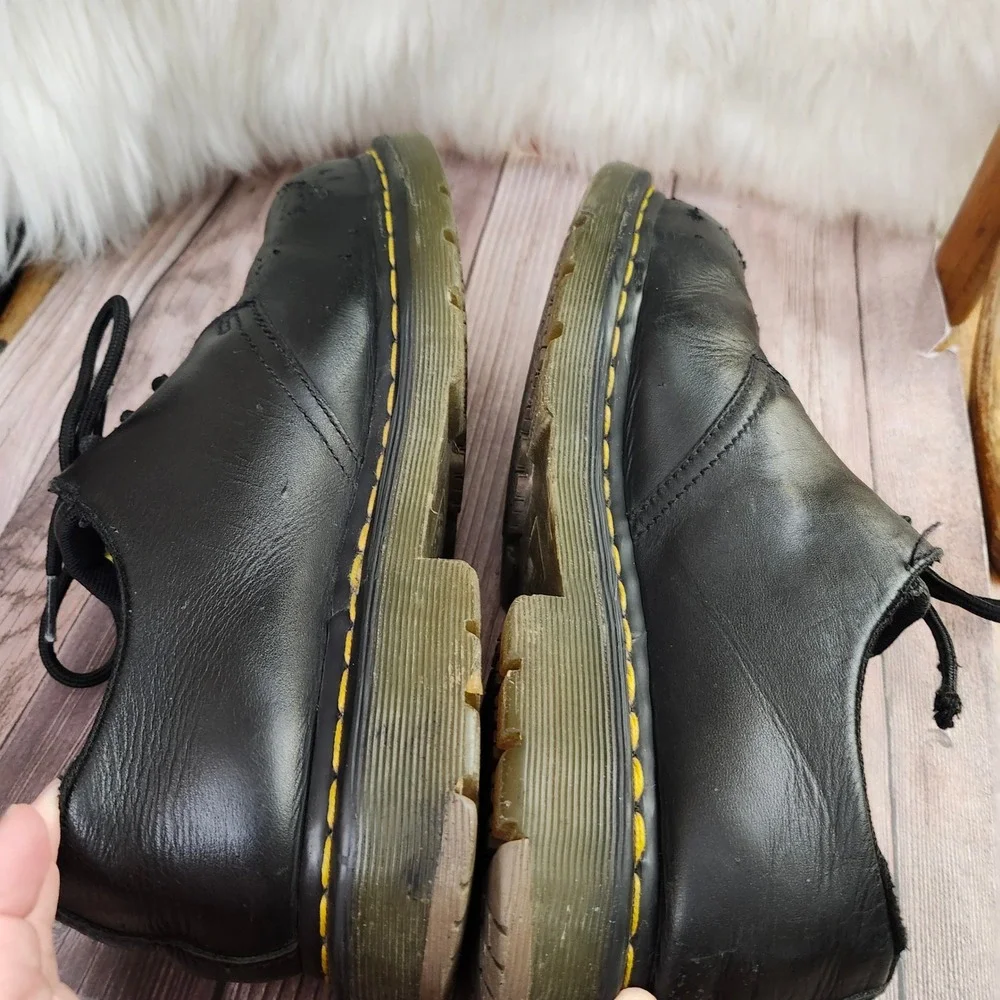 Dr. Martens 1461  Steel Toe Safety Shoes Slip Resistant Work Oxfords Sz L11 M10 - Picture 2 of 12